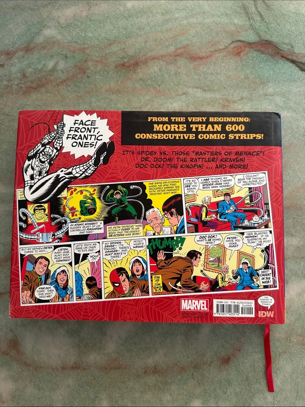 Marvel Spider-Man Hardcover Graphic Collection - Red, Blue, Yellow